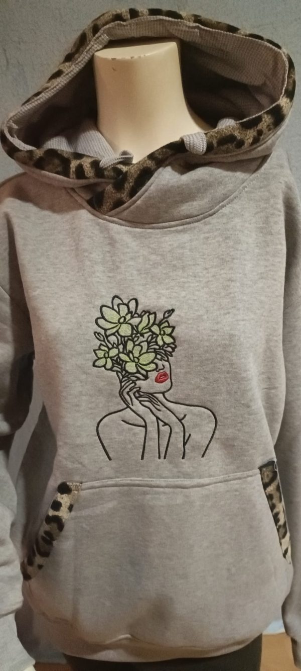 Sudadera Flores