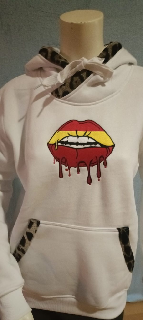 Sudadera Labios